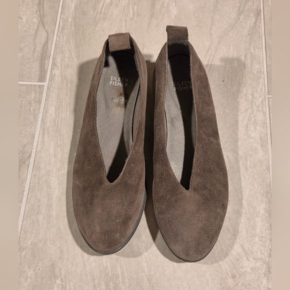 GUC Eileen Fisher Humor Wedge Ballet Flat - Picture 2 of 10